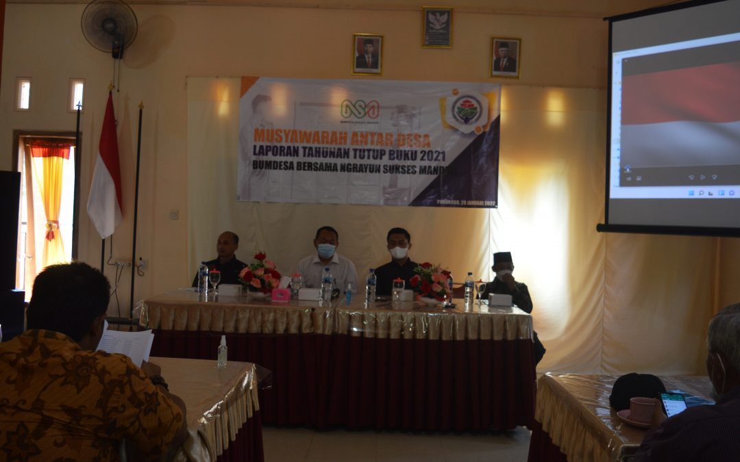 MAD Tutup Buku Tahun 2021 BUMDESA BERSAMA NSM NGRAYUN